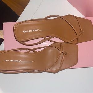Intentionally Blank Freya Tan Sandal